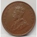 AUSTRALIA 1930 . HALF 1/2  PENNY . 8 FULL PEARLS . CENTRE DIAMOND 
